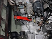 CRW 11903  Clutch slave cylinder close up.