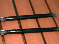 IMG 11987  A fine pair of remanufactured driveshafts. One side Mini spline and the other Suzuki