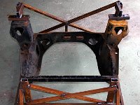 IMG 7881  A jig build around the original sub frame.