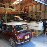 IMG 230050  That's where a shed is for. A car and a boat :-)