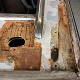 IMG 250007  A rod holder hole area damage and gang board damage.