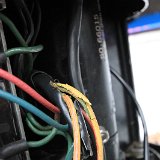 IMG 260364  Closeup of the alternator wires.